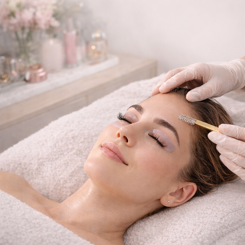 Schönheitsbehandlung im eleganten Salon